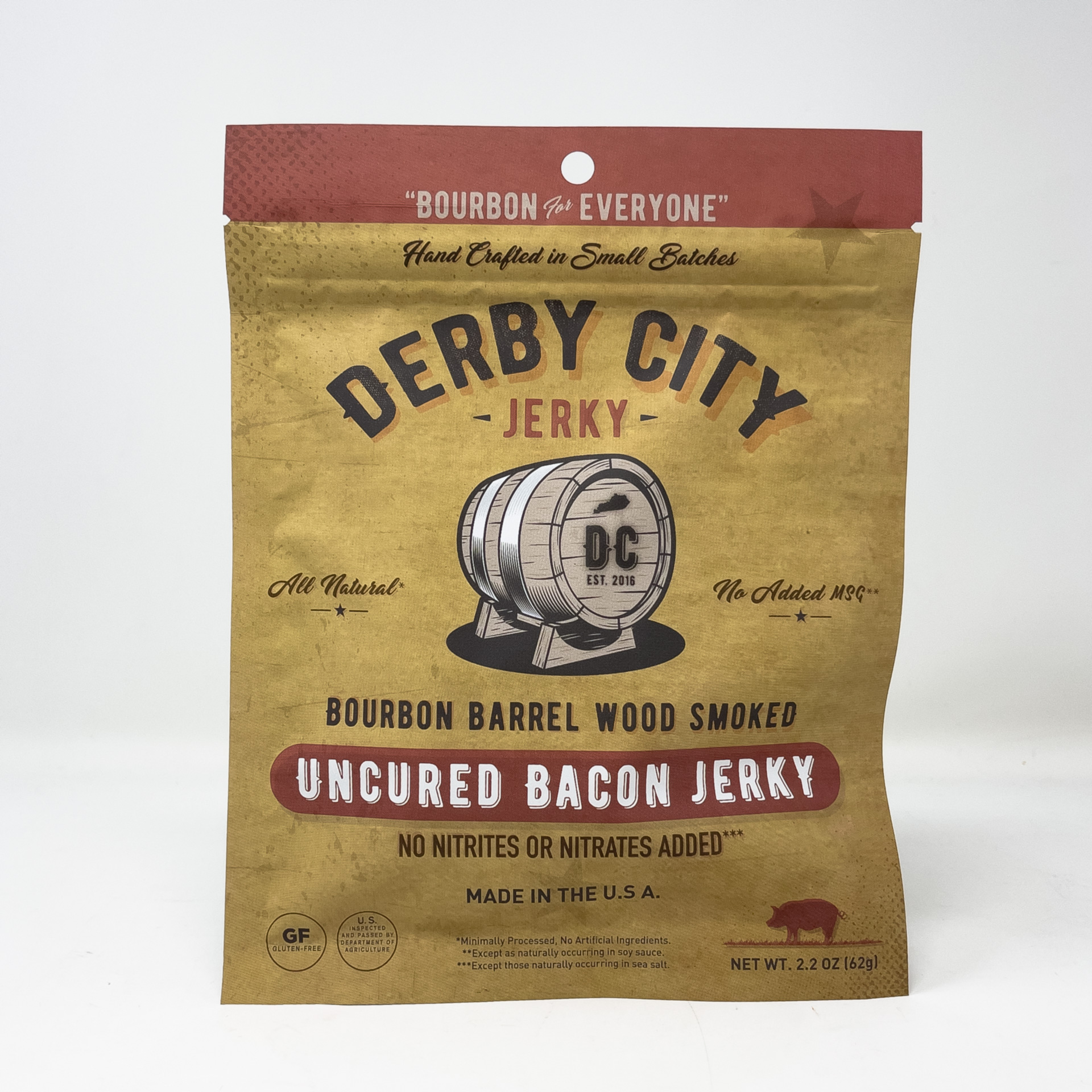 Derby City Jerky Uncured Bacon Jerky