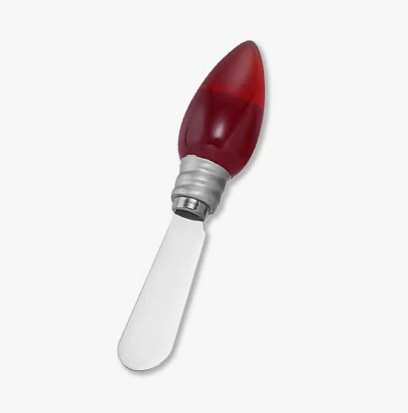 Holiday Individual Cheese Spreaders, Lightbulb