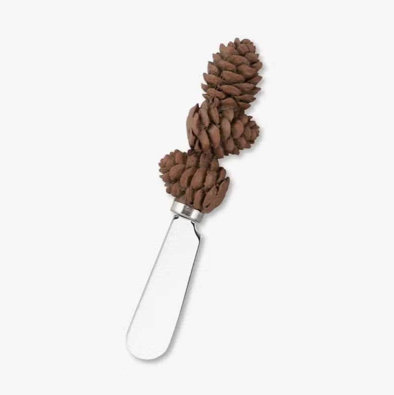 Holiday Individual Cheese Spreaders, Pinecones