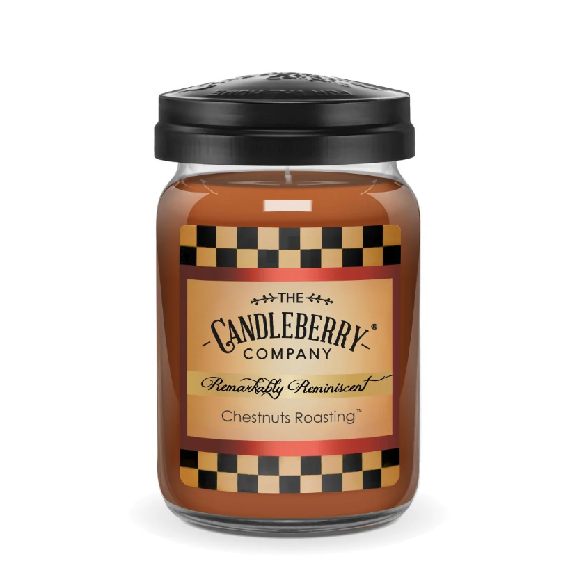 Candleberry Candle Company Large Candle Chestnuts Roasting