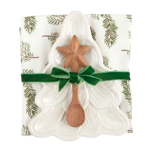 Christmas Tree Appetizer Set Mud Pie