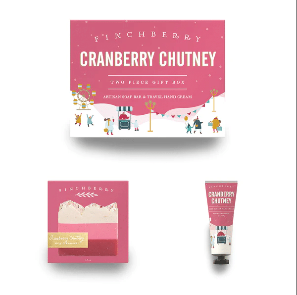 Finchberry Christmas 2pc Box Set - Cranberry Chutney