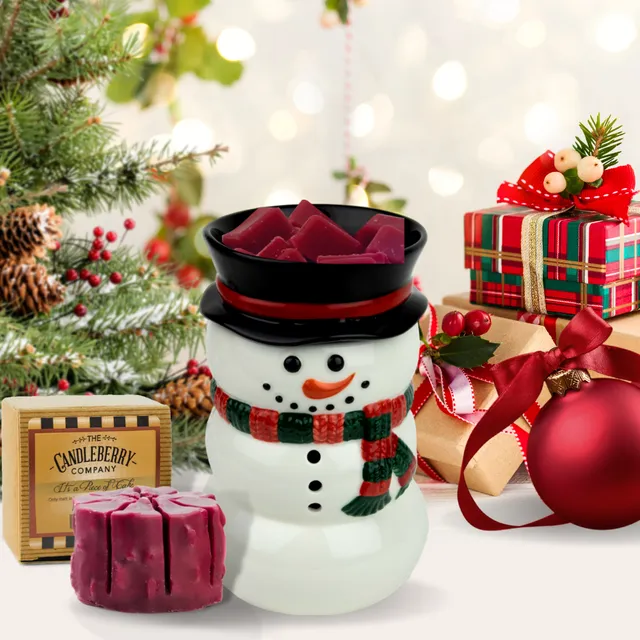 Candleberry Snowman Wax Tart Warmer
