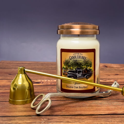 Candleberry Candle Gift Box - Candleberry Large Candle, Candleberry wick trimmer, and extinguisher