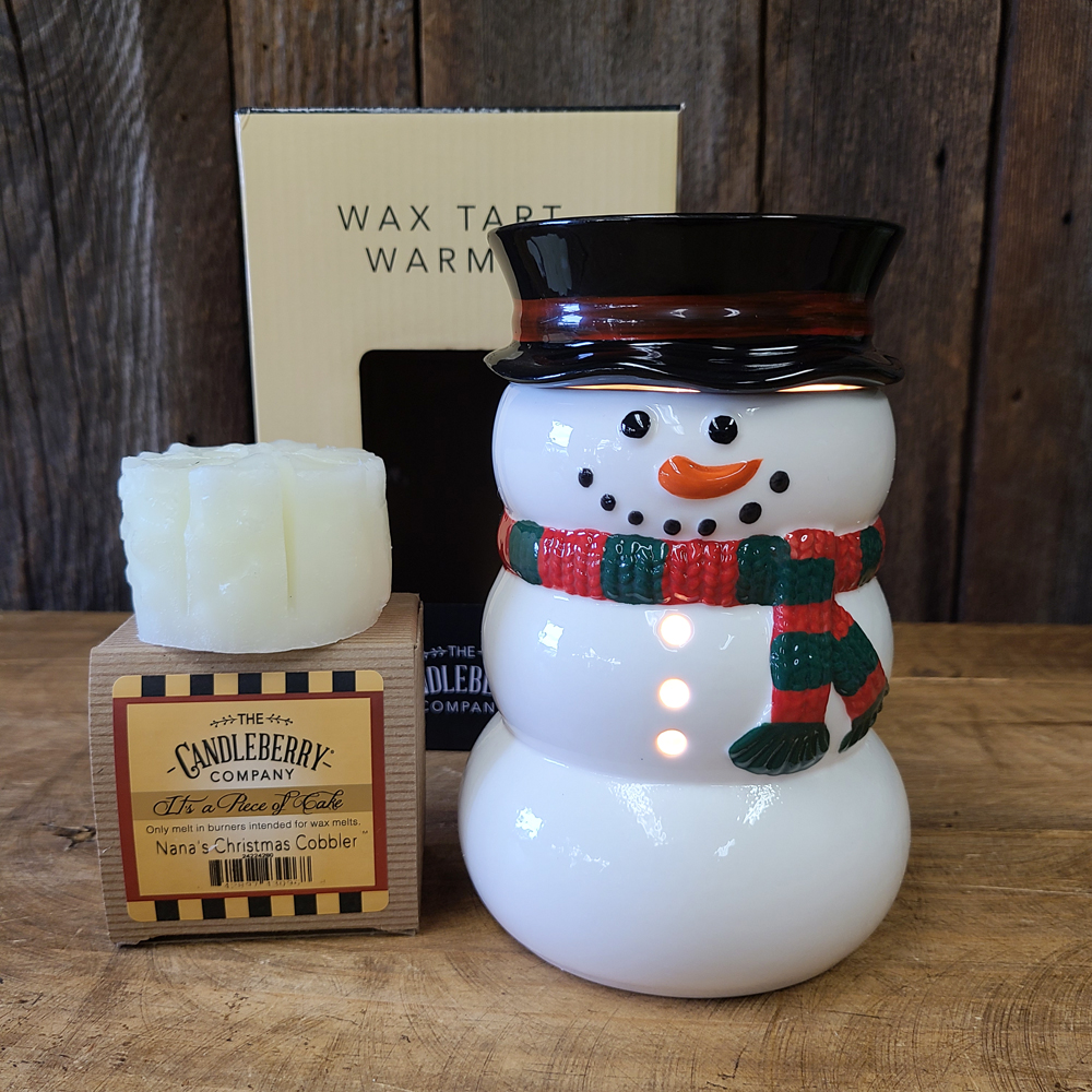 Candleberry Snowman Wax Tart Warmer