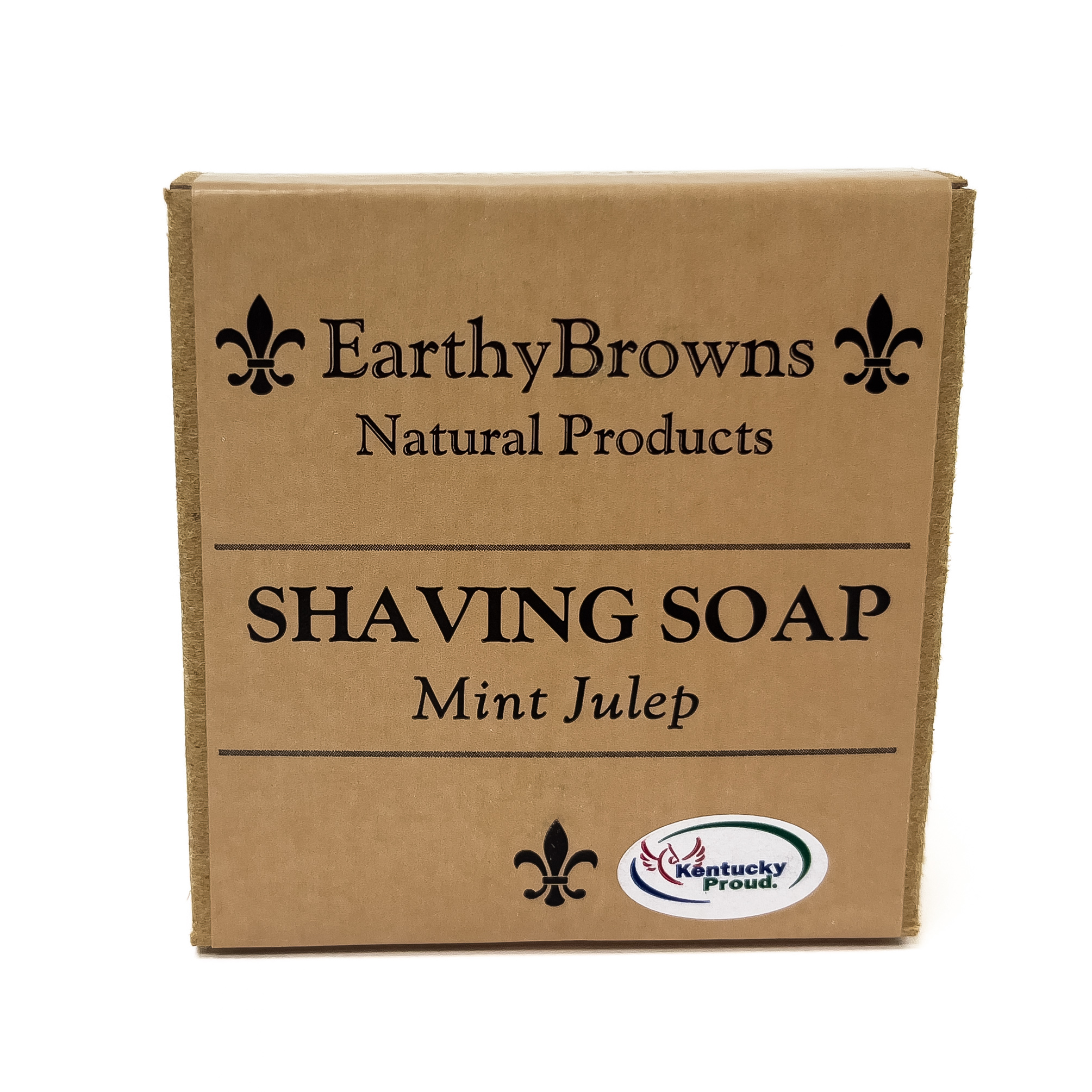 EarthyBrowns Shaving Soap Mint Julep