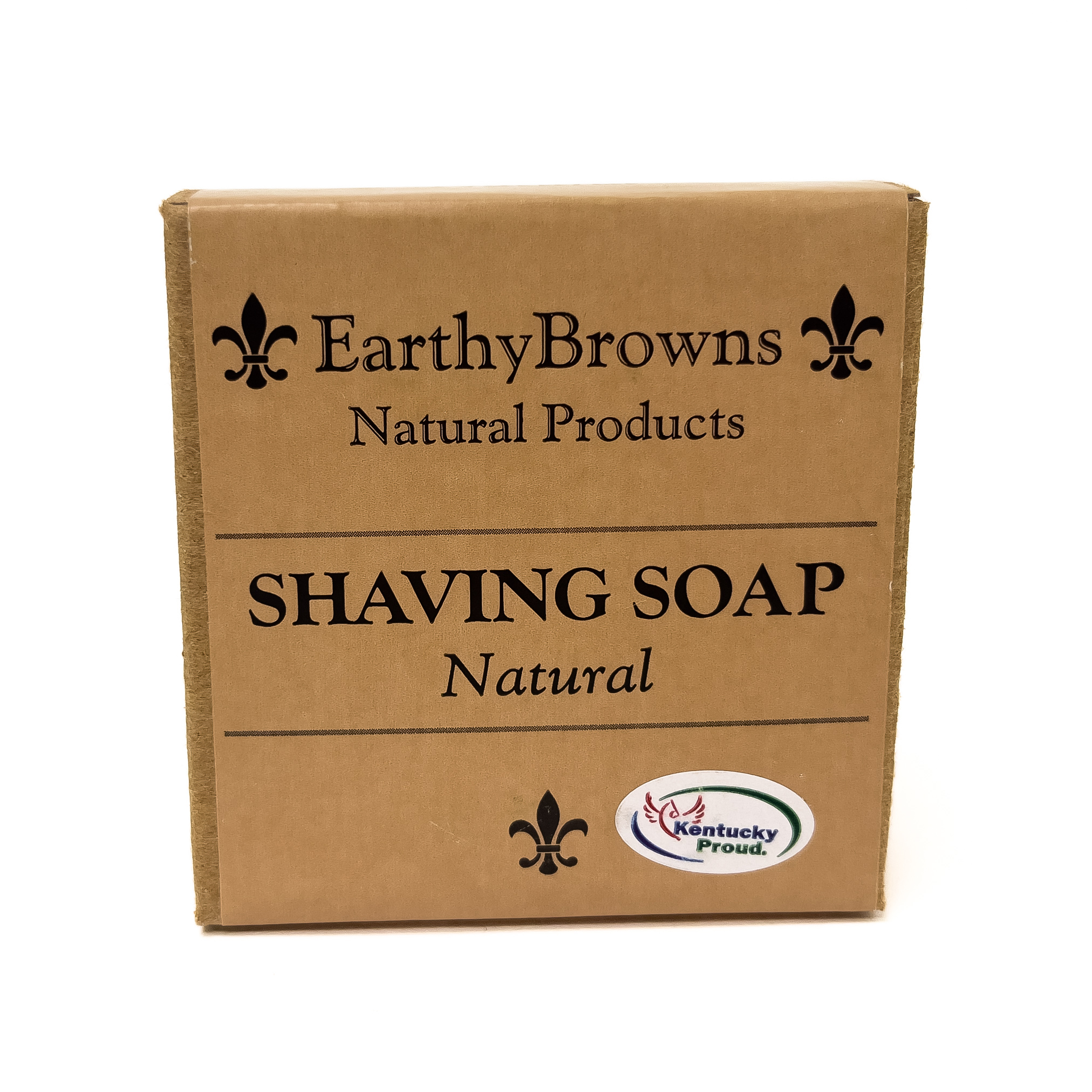 EarthyBrowns Shaving Soap Natural