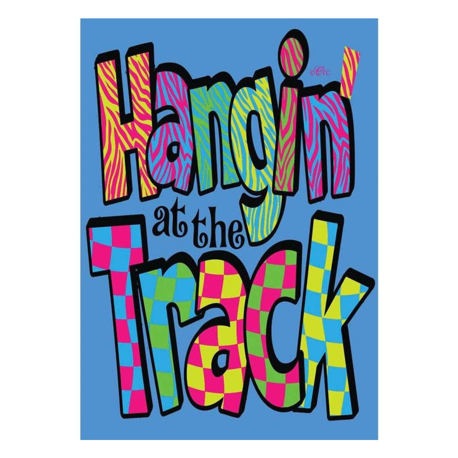 Hangin' at the Track Flag