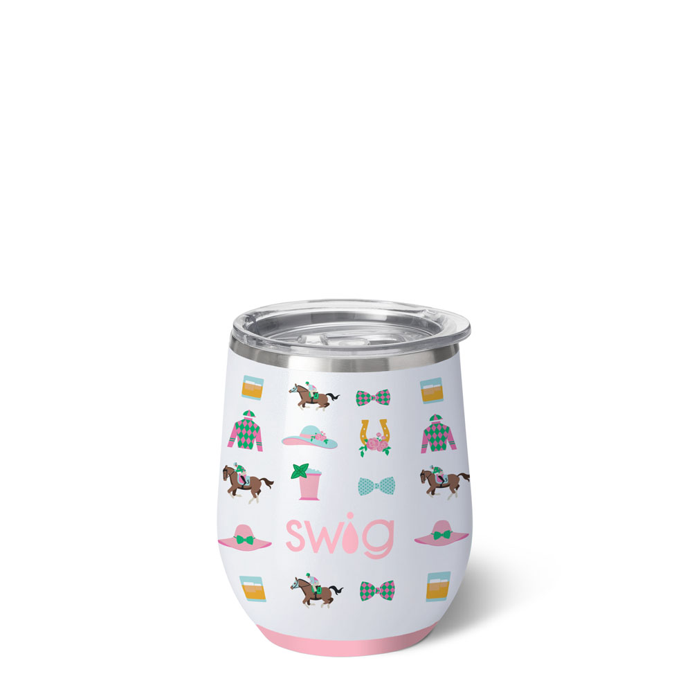 Swig Derby Day Collection, Stemless Wine Glass