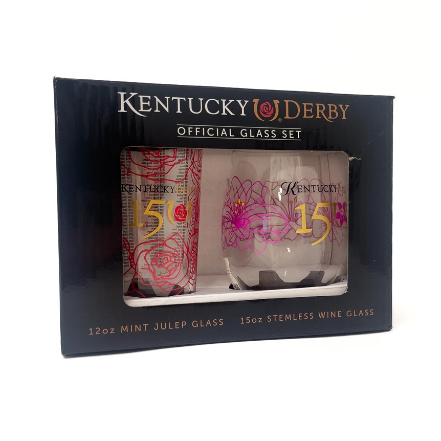 150th Derby Mint Julep and Lily Glass