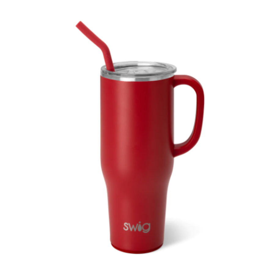 40 ounce Mega Mug Swig Tumbler, Solid Red