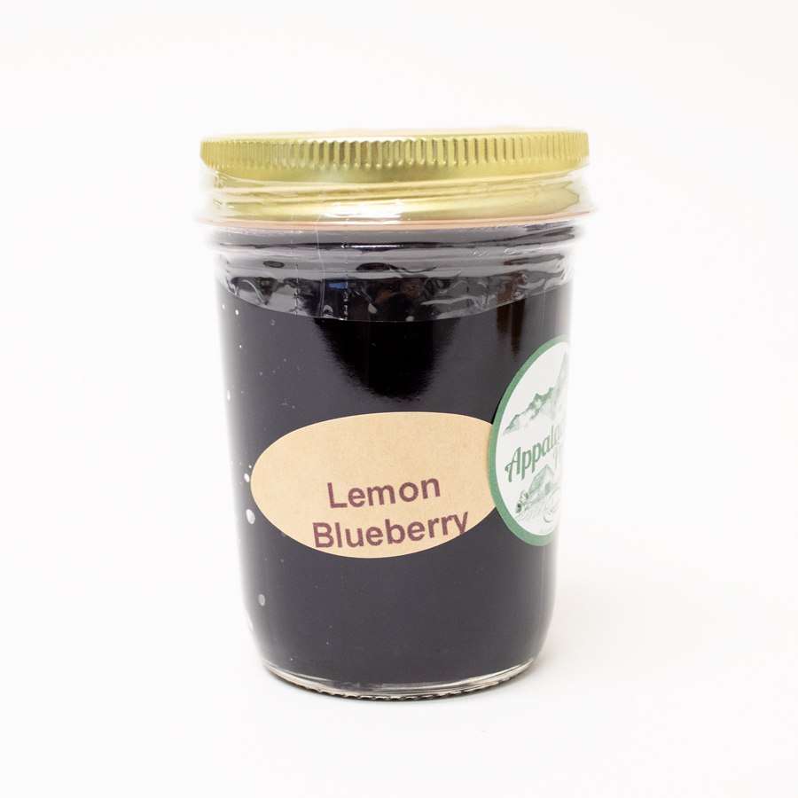 Lucky Clover Farms Jam and Jelly Jar Lemon Blueberry flavor